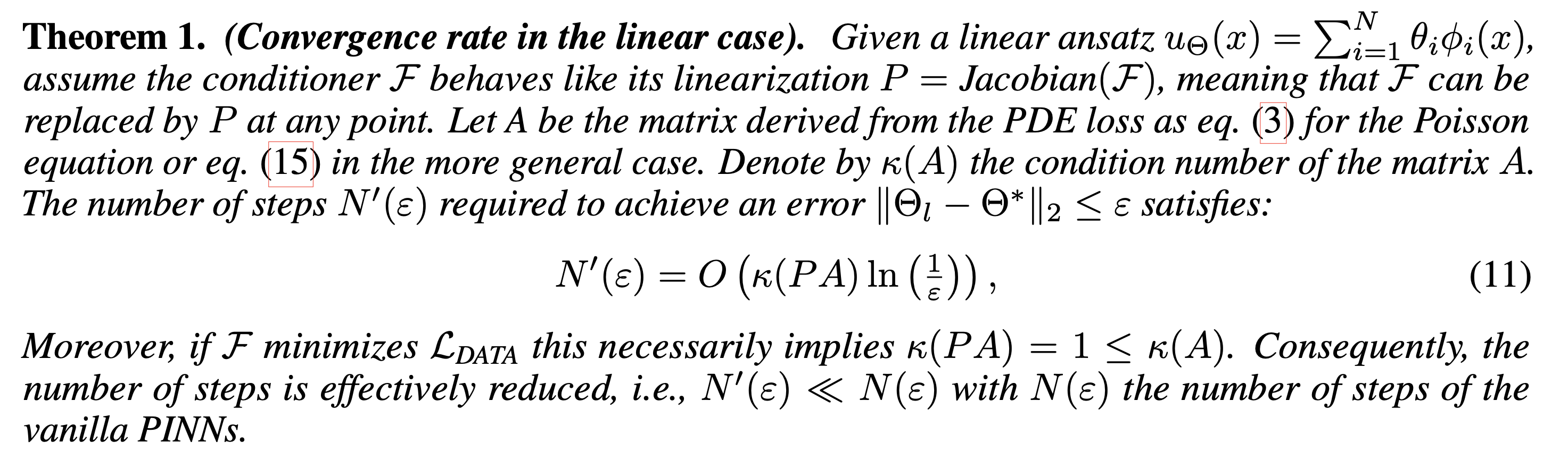 Theorem on our neural solver.